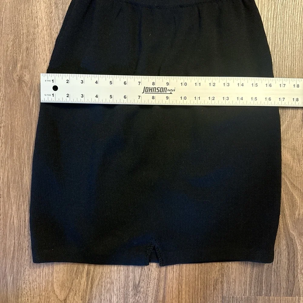 St. John vintage pocket skirt Elegant Black Women's - Picture 6 of 7